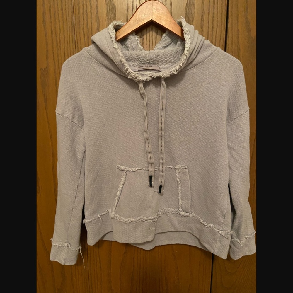Stateside Cropped Sweatshirt Hoodie